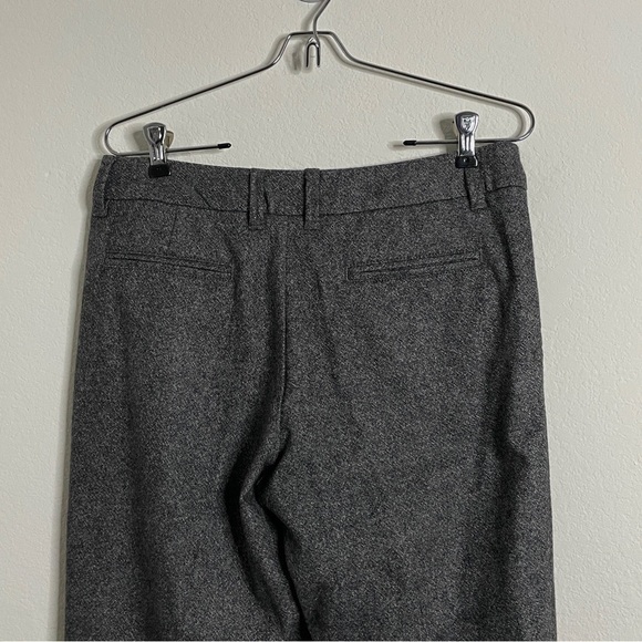 Garnet Hill Gray Wool Blend Pants Office Career - Picture 5 of 8